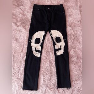 MNML Black Cotton Pants